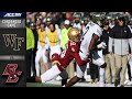 Wake Forest vs. Boston College Condensed Game | 2021 ACC Football