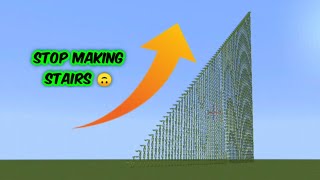 DON'T MAKE STAIRS FROM NOW 🤫 minecraft