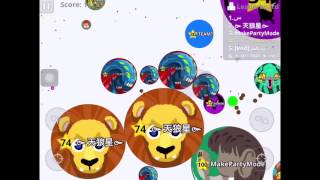 【agar.io】mobile 連携 with天狼星←イケメソ