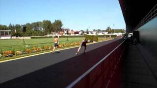 Gary Hekman VS Leon Meijer (Skater \u0026 Sprinter) FUN.AVI