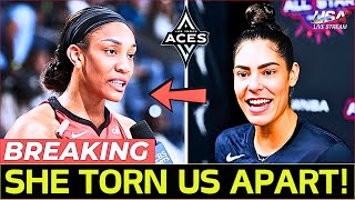 Kelsey Plum DROPS BOMBSHELL On Aj'a Wilson For Las Vegas Aces Departures! DEFENDS Caitlin Clark!