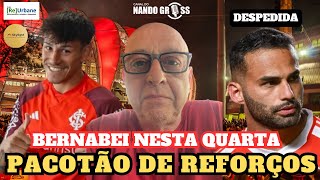 INTER: PACOTÃO DE REFORÇOS/ATACANTE, LATERAL E VOLANTE/THIAGO MAIA SAINDO/BERNABEI NESTA QUARTA/