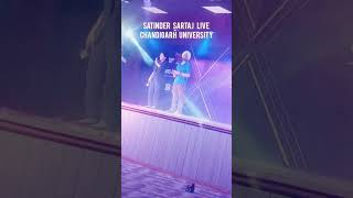 Satinder Sartaj Live Chandigarh University | Neeru Bajwa | 15 April 2024 #chandigarhuniversity #cu