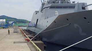 【FFM-2 】護衛艦くまの 出港準備③ 新宮港 #護衛艦 #海上自衛隊 #japannavy #navy　