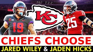 Kansas City Chiefs Add Jared Wiley & Jaden Hicks in 4th Round of 2024 NFL Draft 🏈🔥