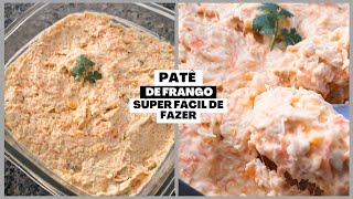 PATÊ DE FRANGO - RÁPIDO E FÁCIL - DELICIOSO #patê