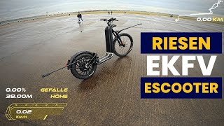 😮 DER GRÖßTE ESCOOTER ÜBERHAUPT! 🛴💨 Wir testen den ZOSH! #zosh #fatscooter #escooter #fatbike #test