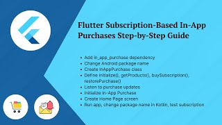 Flutter Subscription-Based In-App Purchases | Step-by-Step Guide (Android & iOS)