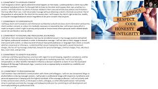 Distinguishing Ethical Standards in Massage Therapy