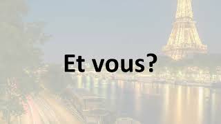 02 Easily Learn French, How are you? , formal with 'vous'