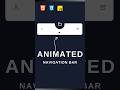 Responsive Animated Navbar | HTML, CSS, JavaScript #Shorts