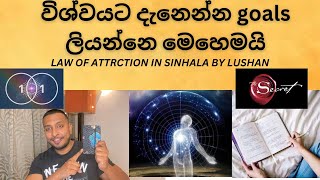 විශ්වයට දැනෙන්න goals ලියන්නෙ මෙහෙමයි : Law Of Attraction In Sinhala By Lushan