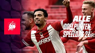 ALLE DOELPUNTEN SPEELDAG 21 👀⚽ Jupiler Pro League hoogtepunten 23/24