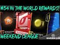 DONT TRY THIS AT HOME! MY TOP 50 IN THE WORLD WEEKEND LEAGUE REWARDS! [MADDEN 20]