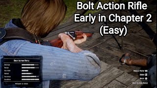 How to Get the Bolt Action Rifle Early in Chapter 2 (Easy) - Red Dead Redemption 2