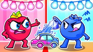 Pink or Blue Duel Song 🩷💙 | Funny Kids Songs And Nursery Rhymes by VocaVoca Berries