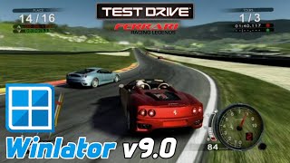 TEST DRIVE: FERRARI RACING LEGENDS ON ANDROID PC EMULATOR | (HD) LOW GRAPHICS | WINLATOR | SD 8 GEN1