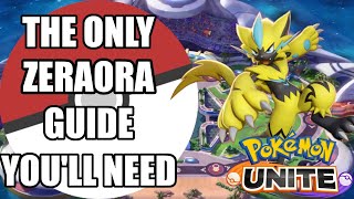 *Outdated* ZERAORA GUIDE! | Pokemon Unite Character Overview