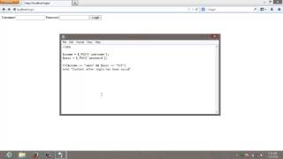#1 Tutorial: Making a Basic Login Script using PHP without using any database