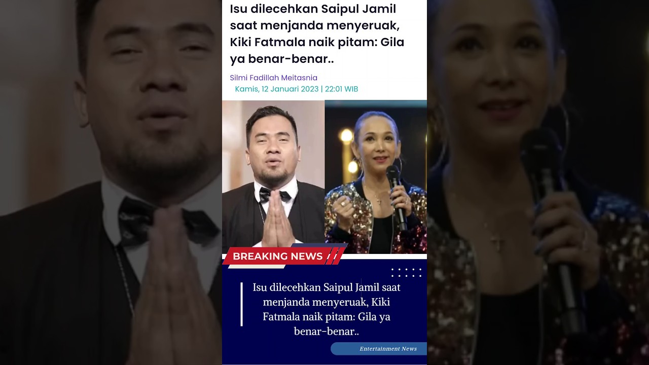 Isu Dilecehkan Saipul Jamil Saat Menjanda Menyeruak, Kiki Fatmala Naik ...