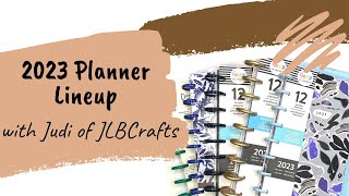 My 2023 Planner Line Up with Judi of JLBCrafts (and Jazpur)