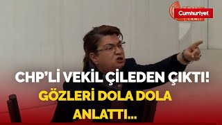 CHP'li Şahin kürsüde yumruklarını vura vura anlattı! AKP sıralarından sesler yükseldi