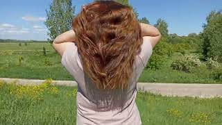 Unraveling hair from a bun