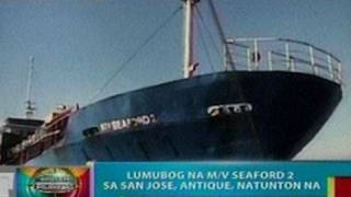 BP: Lumubog na MV Seaford 2 sa San   Jose, Antique, natunton na