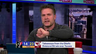 Thoughts on Chiefs divisional round win vs. Texans | 'GMFB'