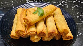 वेज स्प्रिंगरौल रेसिपी और स्प्रिंगरौल शीट बनाने आसान तरीका ।Veg Spring Roll Recpe