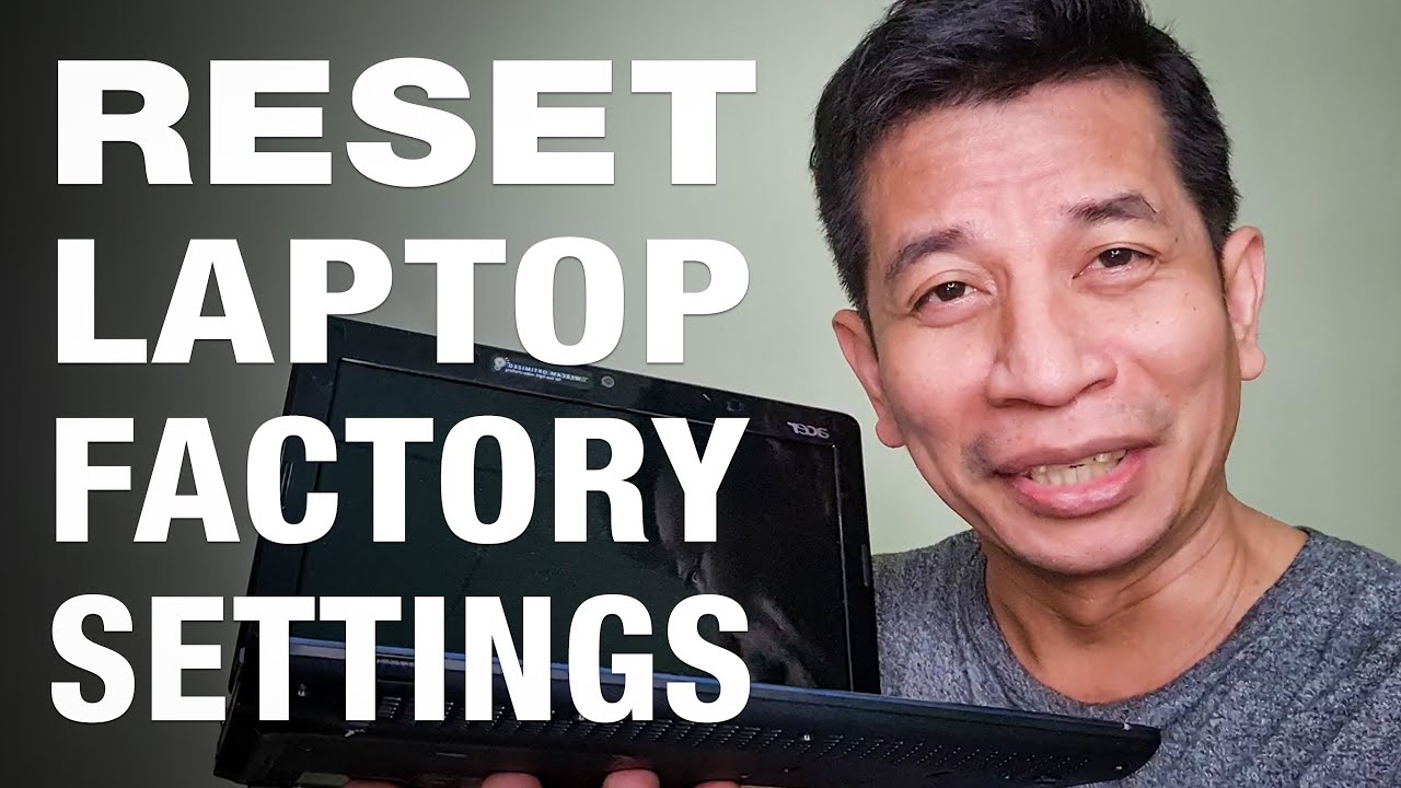 HOW TO Factory Reset Acer Laptop Using ALT + F10 RESET KEYS DURING BOOT ...