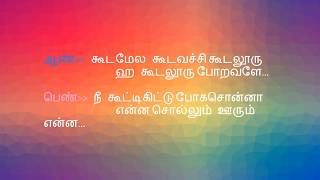 Kooda Mela Kooda Vechchu Tamil Karaoke with Lyrics