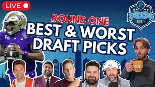 BEST AND WORST PICKS FROM THE 2024 NFL DRAFT! FANTASY FOOTBALL ROOKIES TO BUY AND SELL