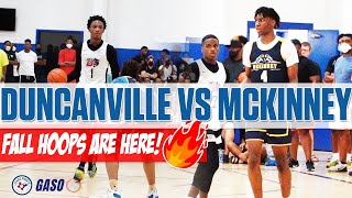 DUNCANVILLE VS MCKINNEY! FALL Hoops AT THE GASO!