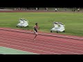 2022年6月18日　中学３年男子400mリレー決勝　44.78