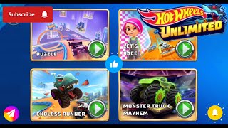 Hot Wheels Unlimited Mattel Games VIP | Race, Monster Truck Mayhem, Endless Runner and Making Track🔥