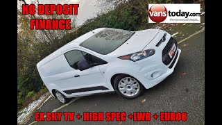 Ex Sky Tv Ford Transit Connect LWB. Always a good seller with this spec!