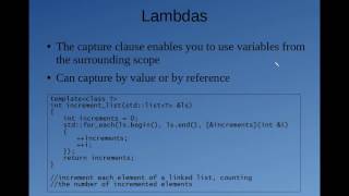 C++11 Miniseries: Lambda Functions