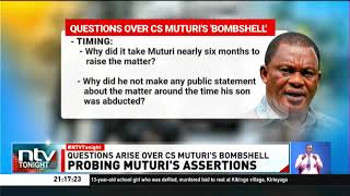 CS Muturi raises key questions after accusing NIS Director Noordin Haji of son's abduction