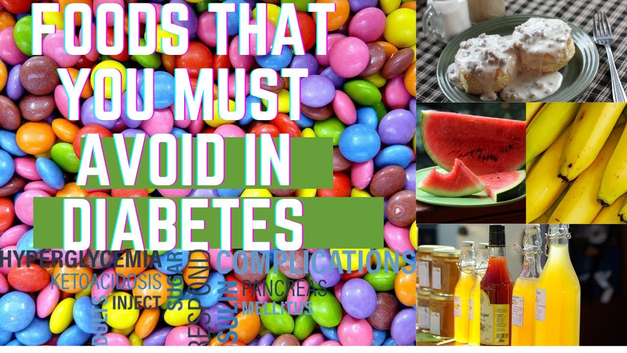 10 Worst Foods For Diabetics - YouTube