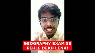 Geography Exam Se Pehle Dekh Lena ❤️ | Geography Board Exam Last Minute Tips