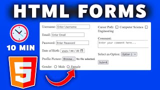 Learn HTML Forms in 10 Minutes 📃