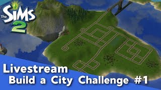 EMERALD BAY | The Sims 2: Build a City Challenge (BACC) #1 ~ Livestream ~
