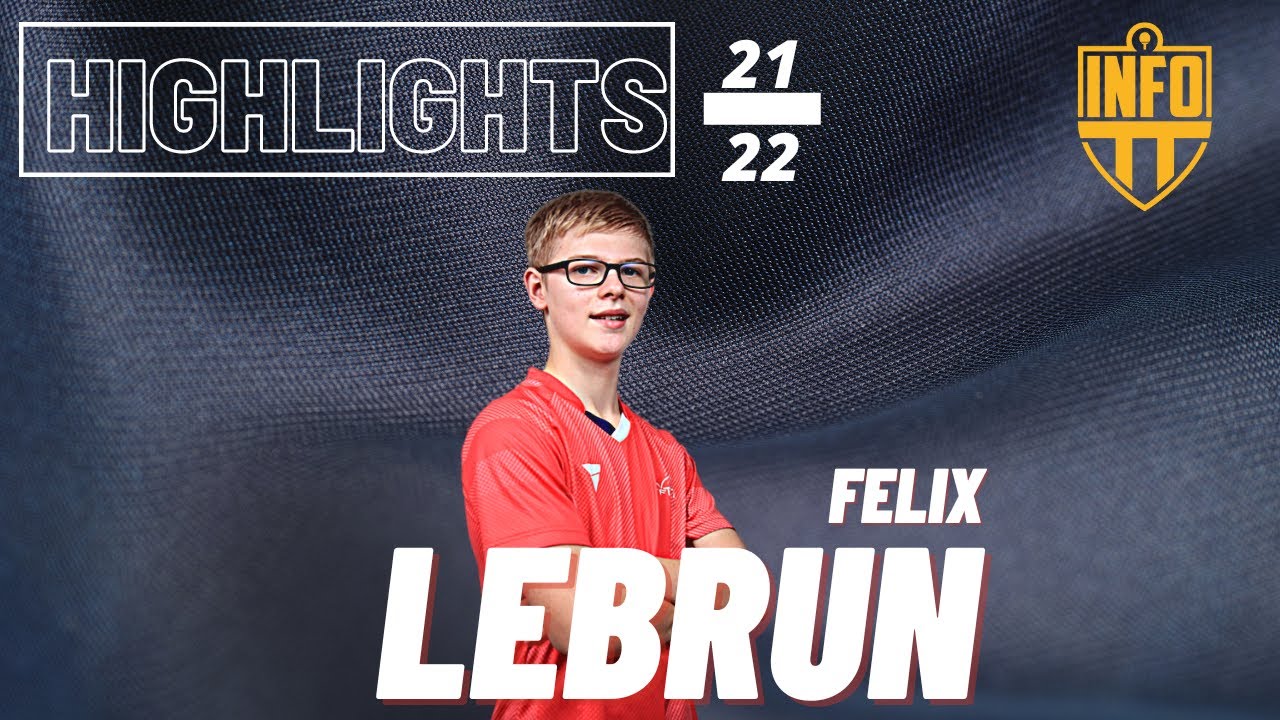 Felix LEBRUN | BEST OF PRO B | Saison 2021/2022 - YouTube