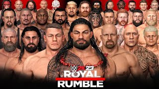 Royal Rumble | Playing as Brock lesnar 1st entry full match | Here comes the pain | Smackdown