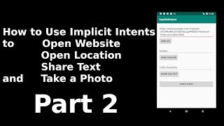How to Use Implicit Intents in Android (PART 2)