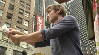 Wii Sports Resort NYC: Chase Crawford takes the sword