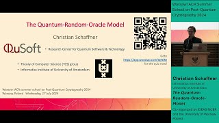 Christian Schaffner: Quantum Random Oracles (1/2)