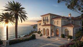 Mediterranean Luxury Villa Tour | Timeless Coastal Architecture & Elegant Living by the Sea