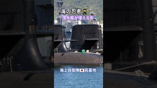 海の忍者🥷潜水艦が増える街🐳